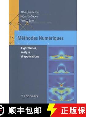 【3-4周达】Méthodes Numériques: Algorithmes, Analyse Et Applications [9788847004955]