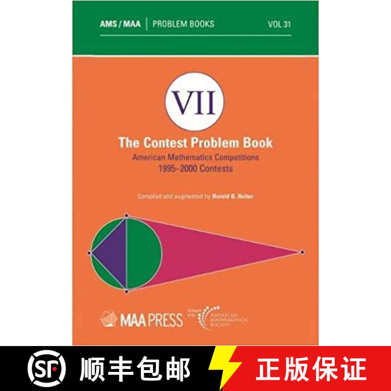 【3-4周达】The Contest Problem Book VII : American Mathematics Competitions, 1995-2000 Contests [9781470449704]