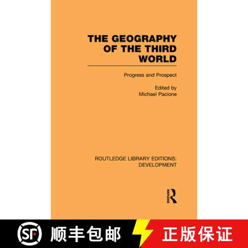 【3-4周达】精装 The Geography of the Third World: Progress and Prospect [9780415596107]