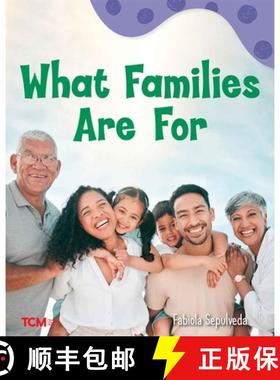 【3-4周达】What Families Are for: A Wordless Nonfiction Book [9798765961216]