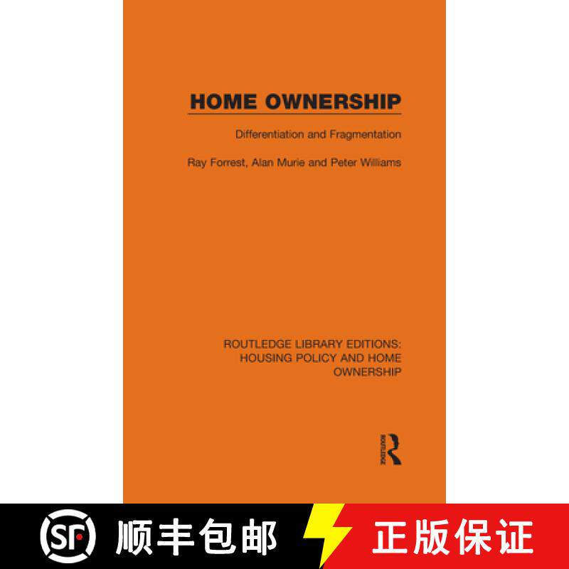 【3-4周达】Home Ownership: Differentiation and Fragmentation [9780367678890]