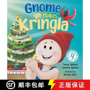 预订 Nordic Baking Christmas Book Fes... 9781961285132 Kringla Children Scandinavian Holiday with and Makes Gnome