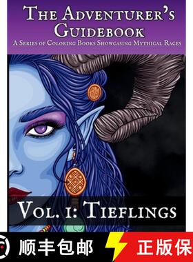【3-4周达】Tieflings: A Coloring Book Showcasing a Mythical Race [9781965731000]