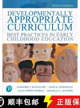 【3-4周达】Developmentally Appropriate Curriculum: Best Practices in Early Childhood Education [9780134747675]
