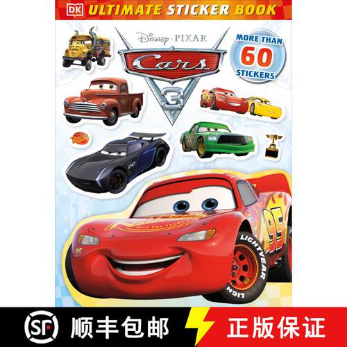 【3-4周达】Ultimate Sticker Book: Disney Pixar Cars 3 [9781465455604]
