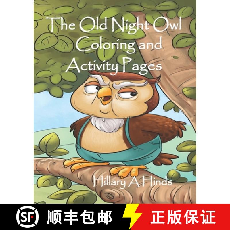 【2-3周达】Old Night Owl Coloring and Activity Pages [9781777101237]