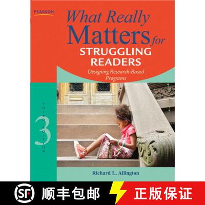 【3-4周达】What Really Matters for Struggling Readers: Designing Research-Based Programs [9780137057009]
