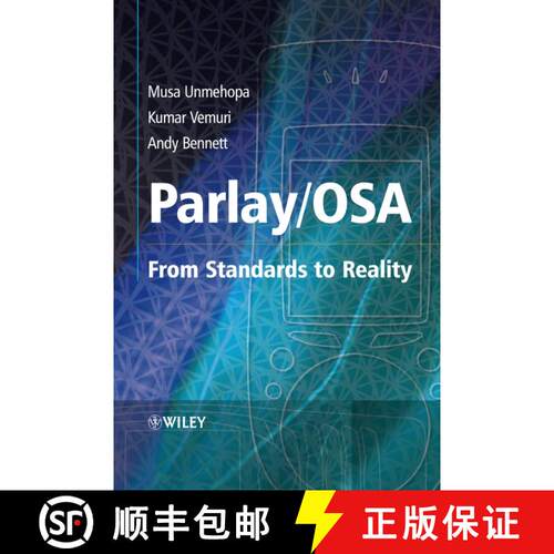 【3-4周达】精装 Parlay/Osa - From Standards To Reality [Wiley电子电气工程] [9780470025956]