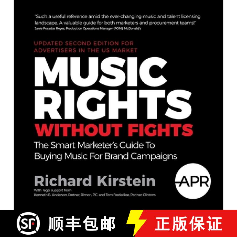 预订 Music Rights Without Fights (Us Edition): The Smart Marketer's Guide to Buying Music for Brand C... [9781781334553]