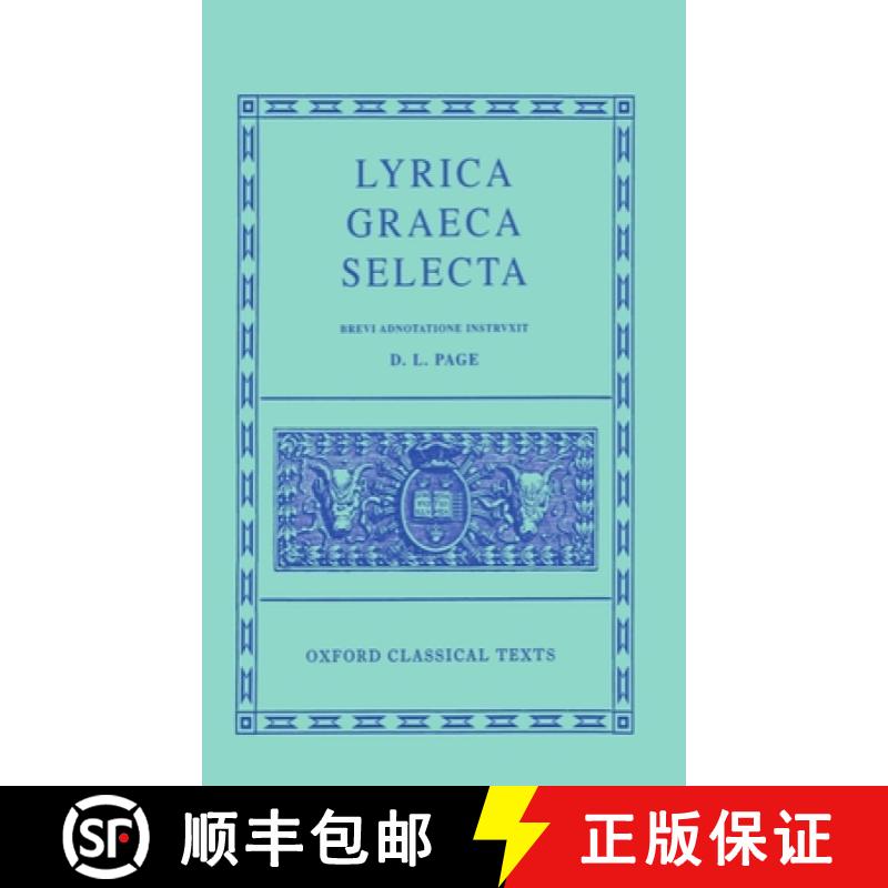 【3-4周达】Lyrica Graeca Selecta [9780198145677]