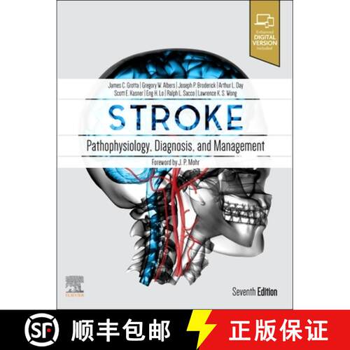 【3-4周达】精装 Stroke: Pathophysiology, Diagnosis, and Management [9780323694247]