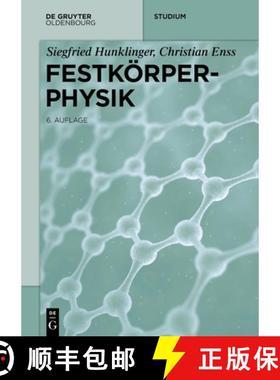 预订 Festkörperphysik [9783111027081]