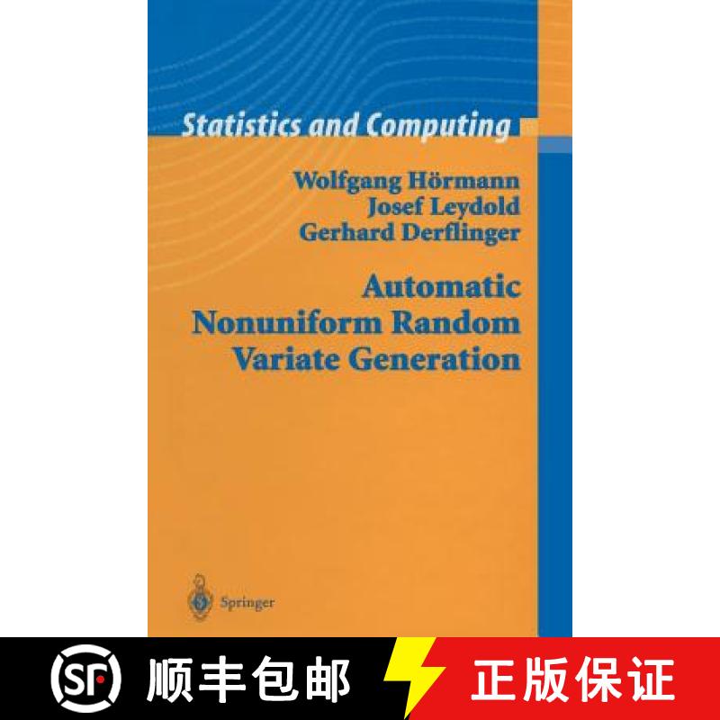 【3-4周达】Automatic Nonuniform Random Variate Generation [9783642073724]