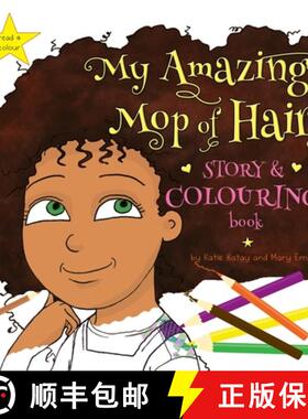 【3-4周达】My Amazing Mop of Hair Story and Colouring Book [9781991195289]