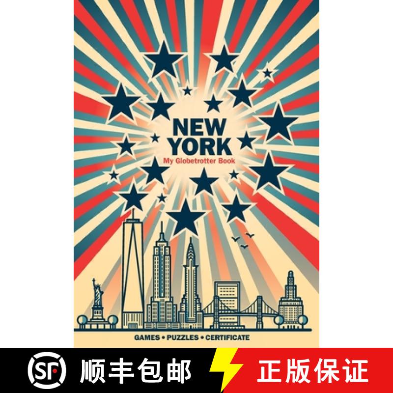 【2-3周达】New York (My Globetrotter Book): Travel activity book for children 6-12 years old [9781999215903]