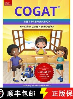 【3-4周达】COGAT Test Prep Grade 7 and Grade 8 Level 13 and Level 14: Two Practice Tests [9798985476255]