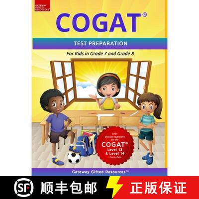 【3-4周达】COGAT Test Prep Grade 7 and Grade 8 Level 13 and Level 14: Two Practice Tests [9798985476255]