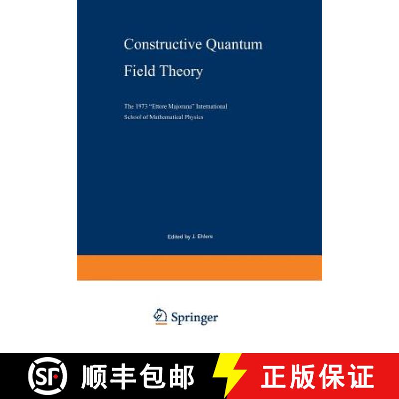 【3-4周达】Constructive Quantum Field Theory : The 1973 Ettore Majorana International School of Mathe... [9783540066088]
