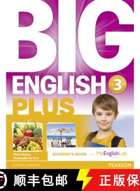 【3-4周达】Big English Plus American Edition 3 Students' Book with MyEnglishLab Access Code Pack New ... [9781292271743]