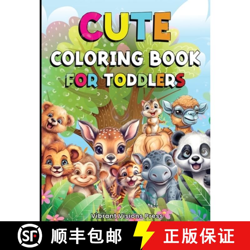 【2-3周达】Coloring Book for Toddlers - Coloring Books for Kids with Cute Designs - Toddler Coloring ... [9781088242681]