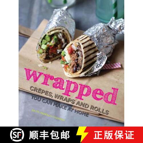 【3-4周达】精装 wrapped: CrePes, Wraps and Rolls You Can Make at Home [9781909108776]