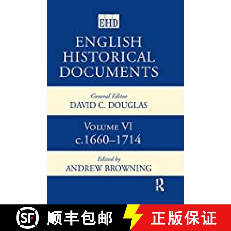 【3-4周达】English Historical Documents: Volume 6 1660-1714 - 1660-1714 [9780415143714]