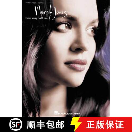 【3-4周达】Norah Jones Come Away with Me Piano Vocal Guitar Songbook for Intermediate Players Jazz Po... [9780634052644]