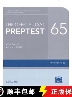 现货 The Official LSAT Preptest 65: Dec. 2011 LSAT [9780984636037]