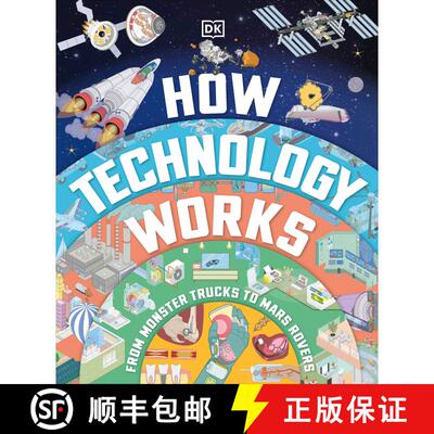 【3-4周达】How Technology Works: From Monster Trucks to Mars Rovers [9780744098754]