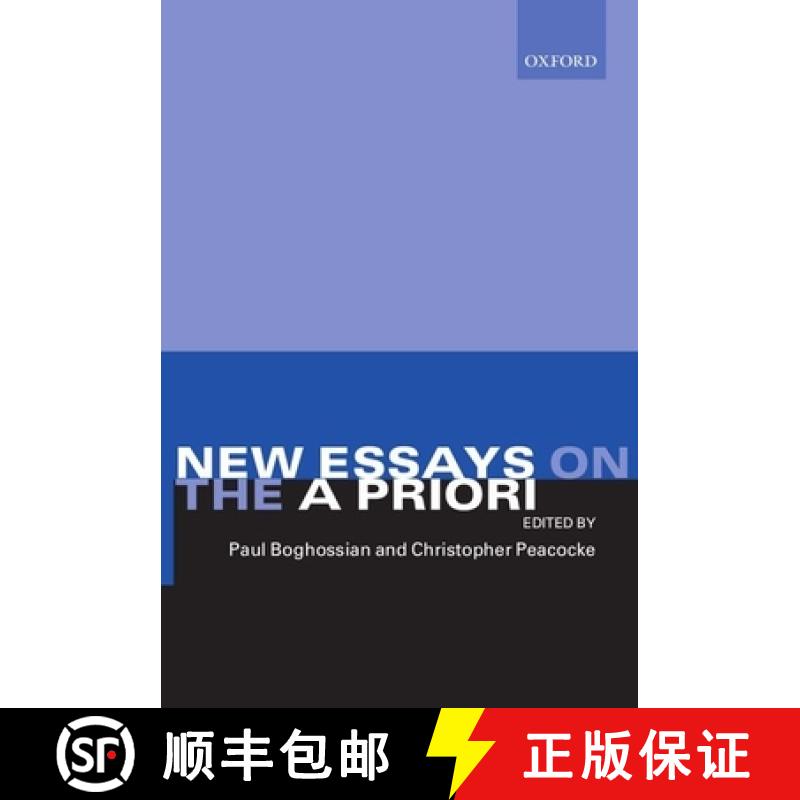 【3-4周达】New Essays on the a Priori [9780199241279]