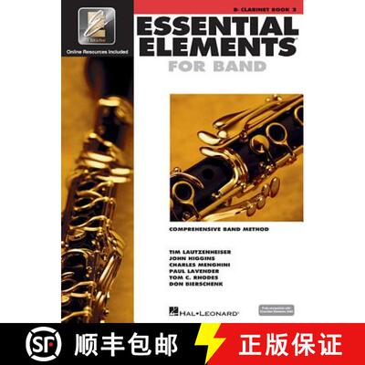 【3-4周达】Essential Elements for Band BB Clarinet Book 2 W/Eei Comprehensive Method for Beginning Cl... [9780634012884]