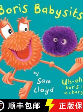 【3-4周达】Boris Babysits: Cased Board Book with Puppet [9781783704156]