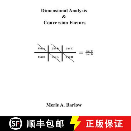 【3-4周达】精装 Dimensional Analysis & Conversion Factors [9781973620600]