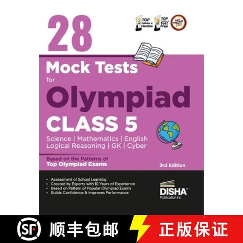 【3-4周达】28 Mock Test Series for Olympiads Class 5 Science, Mathematics, English, Logical Reasoning... [9789355645890]