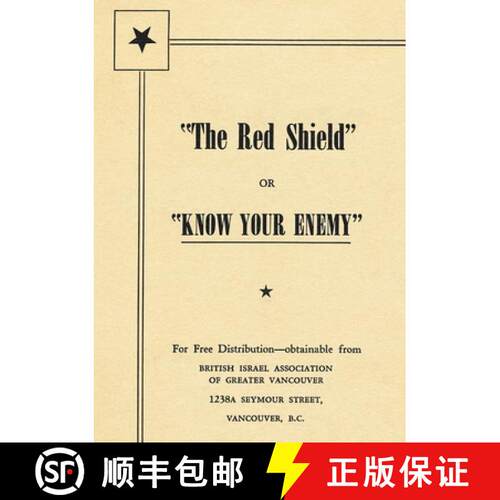 【3-4周达】The Red Shield; or, Know Your Enemy [9782925369998]
