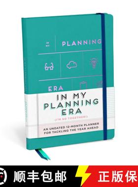 【3-4周达】In My Planning Era Large Hardcover Planner: Undated 12-Month Planner [9781683494911]