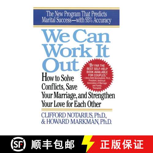 【3-4周达】We Can Work it out: How to Solve Conflicts, Save Your Marriage, and Strengthen Your Love f... [9780399521379]