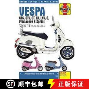Repair 125 Primavera Manual 2018 2005 9781785214189 4周达 Service Vespa 300ie GTS125 150 250