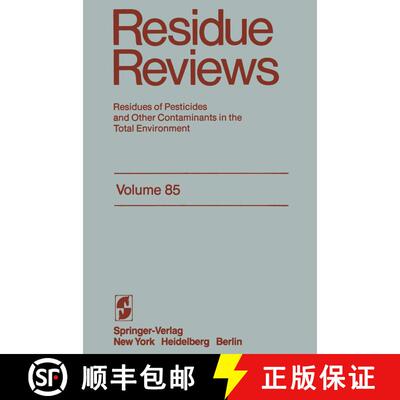 【3-4周达】Residue Reviews : Residues of Pesticides and Other Contaminants in the Total Environment [9781461254645]
