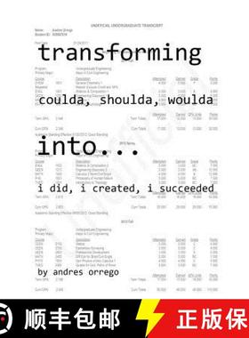 【3-4周达】Transforming Coulda, Shoulda, Woulda Into: I did, I created, I succeeded [9781387891344]