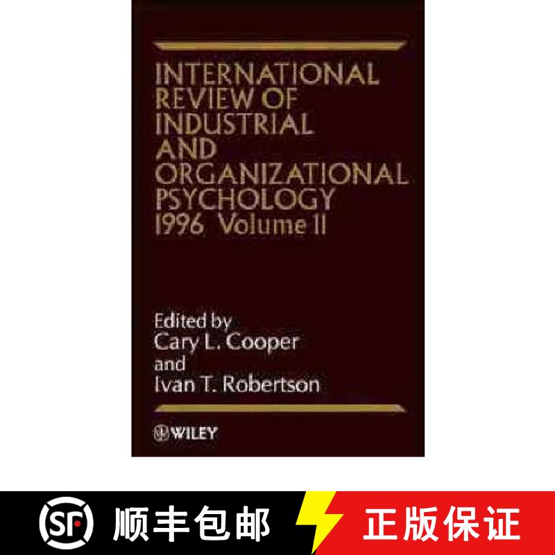 【3-4周达】International Review Of Industrial & Organizational Psychology 1996 V 11 [Wiley心理学] [9780471961116]