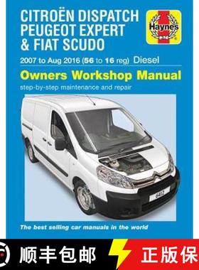 【3-4周达】Citroen Dispatch, Peugeot Expert & FIAT Scudo Diesel ('07-Aug '16) 56 to 16 [9781785214127]