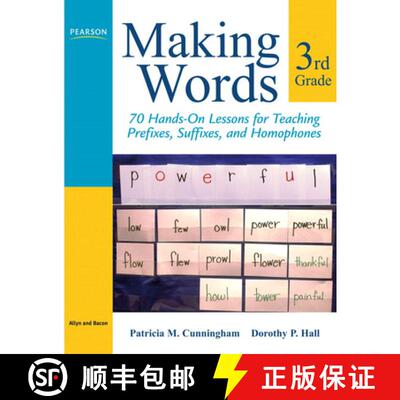 【4周达】Making Words Third Grade: 70 Hands-On Lessons for Teaching Prefixes, Suffixes, and Homophones [9780205580934]