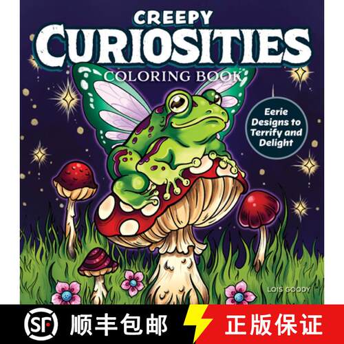 【3-4周达】Delightfully Dreadful Coloring Book: Creepy Designs That Embrace a Touch of Terror [9781497207264]