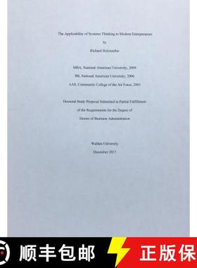 预订 The Applicability of Systems Thinking to Modern Entrepreneurs [9780999346204]