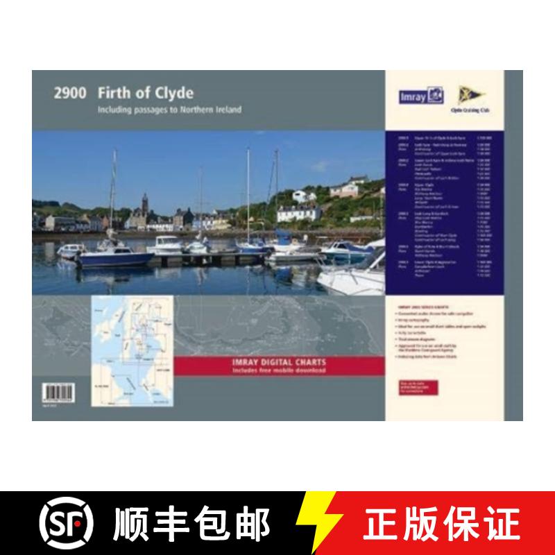 【2-3周达】Imray Chart Pack 2900 Firth of Clyde Chart Pack: Firth of Clyde Includes passages to North... [9781786792044]