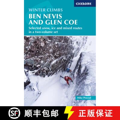 【3-4周达】Winter Climbs: Ben Nevis and Glen Coe: Selected snow, ice and mixed routes in a two-volume... [9781786311009]