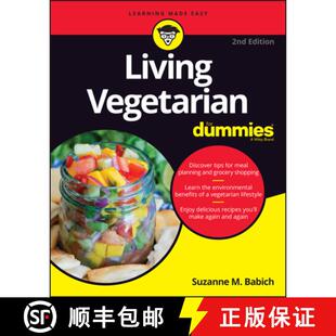 【3-4周达】Living Vegetarian For Dummies, 2nd Edition [9781119903116]