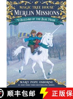 【3-4周达】Magic Tree House Merlin Mission #8: Blizzard of the Blue Moon [9780375830389]