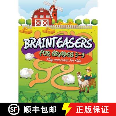 【3-4周达】Brainteasers For Grades 3-5: Play and Learn For Kids [9781681273426]